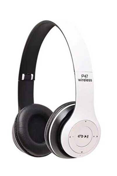 Genel Markalar P47 Katlanabilir Bluetooth Kablosuz Kulaklık Tf Kart Aux Girişli