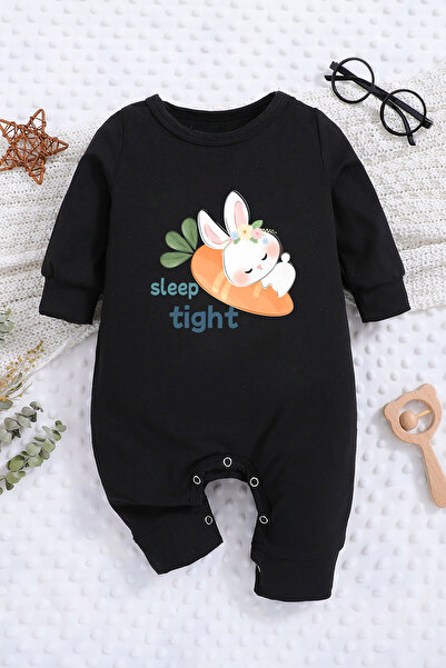 ADABEBEK Baby Girl Jumpsuit - 100% Cotton, Sleeo Tight, Model 22407