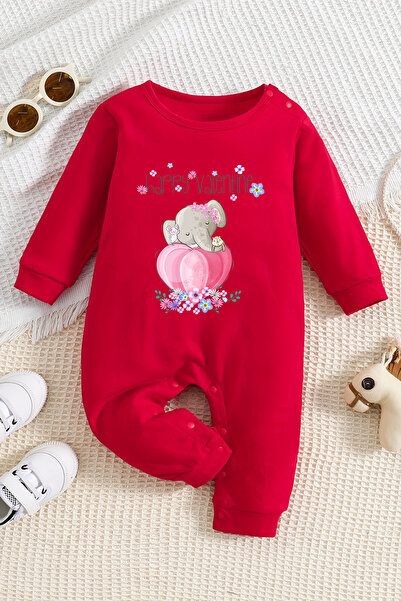 ADABEBEK Happy Valentine - 100% Cotton Baby Girl Jumpsuit 22400