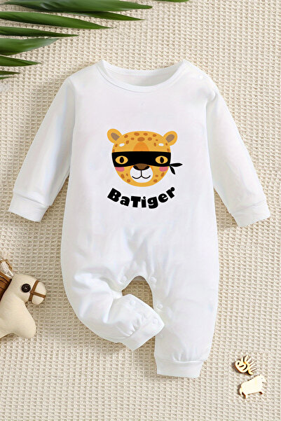 ADABEBEK Baby Boy Jumpsuit - Shadow Tiger Print, Tarx 22308