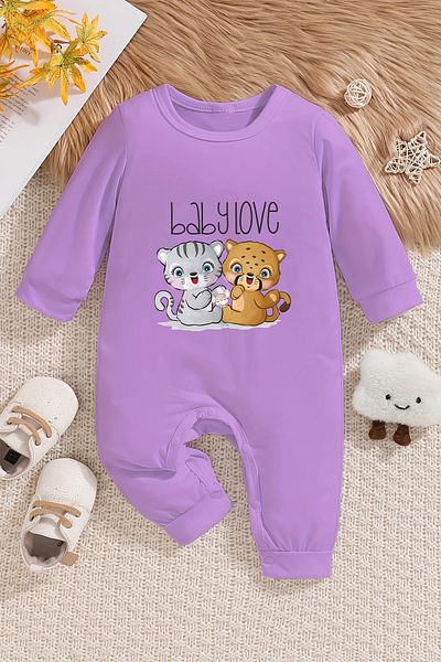 ADABEBEK ثوب فضفاض للأطفال بتصميم قطة - 22370 Baby Love