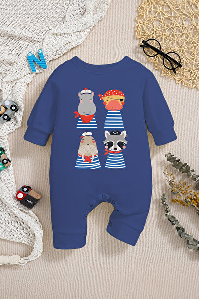 ADABEBEK Stylish Pirates Set with Snaps from the Bottom - Baby Rompers 22228
