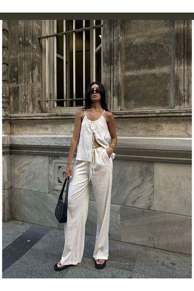 Valeur Linen Set - With Front Tie