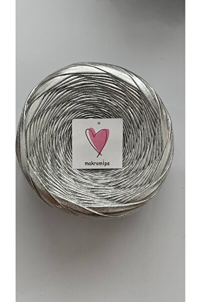 Makromİps 60m-120gr Δερμάτινο Μεταλλικό Σχοινί - Γυαλιστερή τσάντα, Βαμβακερά Βελούδινα Κλωστά Πλεκτά Χειροποίητα, Πλεκτά Χειροποίητα