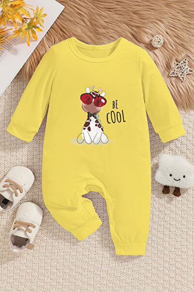 ADABEBEK Giraffe Printed Cool Baby Jumpsuit - 22371