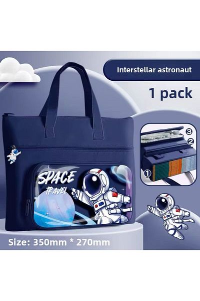 synshop Kawaii Coreeană Fată Space Astronaut Planetă ghiozdan Cadou Rezistent la apă Necesități de birou școlare