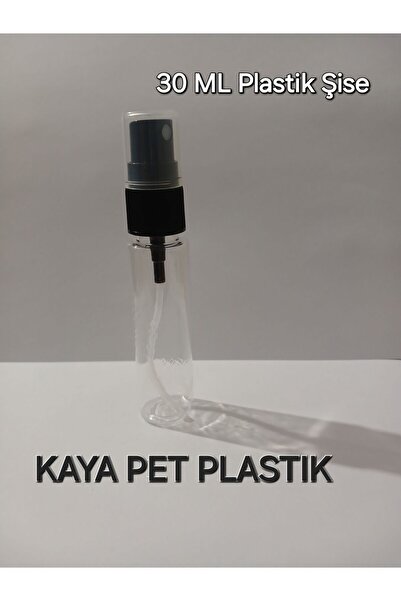 Kayapet Plastik Fısfıslı Kolonya Şişesi 10   Adet 30 CC. SPREY BAŞLIKLI SİLİN...