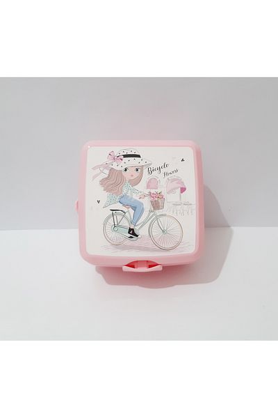renkli çiçekler Lunch Box Patterned Lunch Box for School