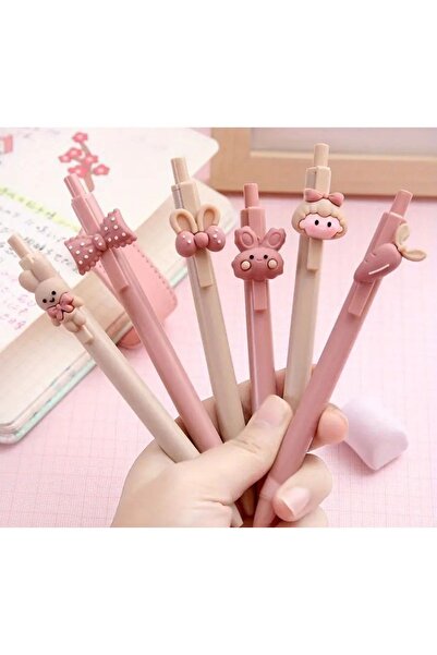 senacacollection 1 ADET JEL KALEM FİGÜRLÜ JEL KALEM SİYAH MÜREKKEP