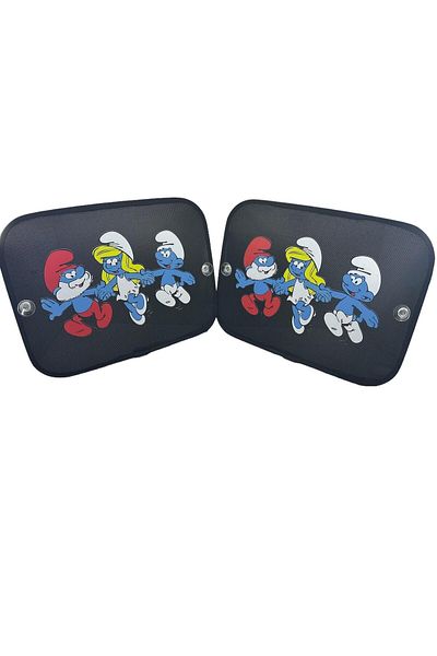 TKY Printed Side Window Curtain Accessory Srn Set of 2 (Suitable for All Cars.)