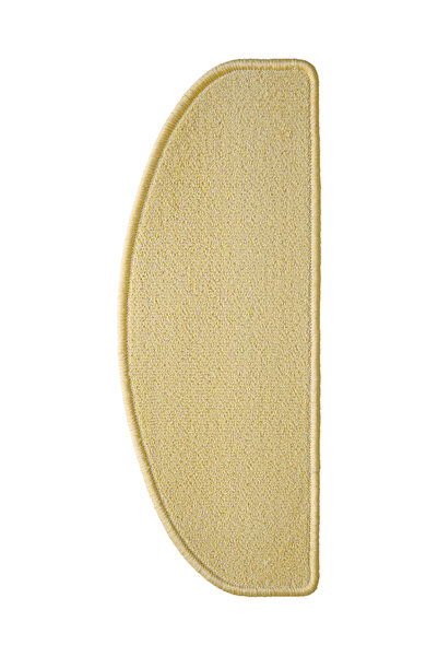 Stepmat Beige Sahara Yellow 10-Piece Economical Curl - Half Moon Step and Stair Mat