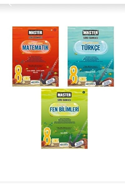 Okyanus Yayınları Okyanus Master 8 Sınıf Yeni Baskı Soru Bankası Set 3 Kitap