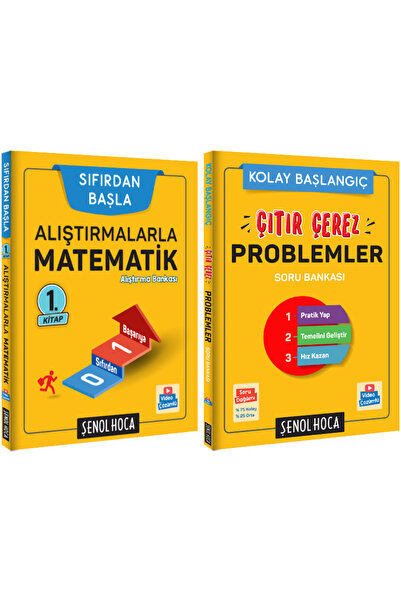 Şenol Hoca Yayınları ŞENOL HOCA Şenol Hoca Alıştırmalarla Matematik 1 - Çıtır...
