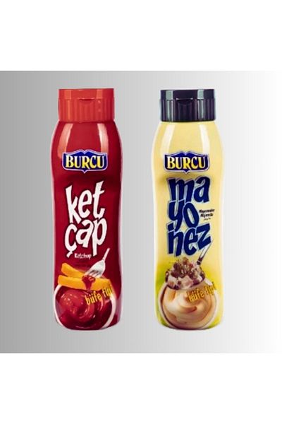 SANAT Ketchup 650 Gr + Mayonnaise 550 Gr - Set of 2