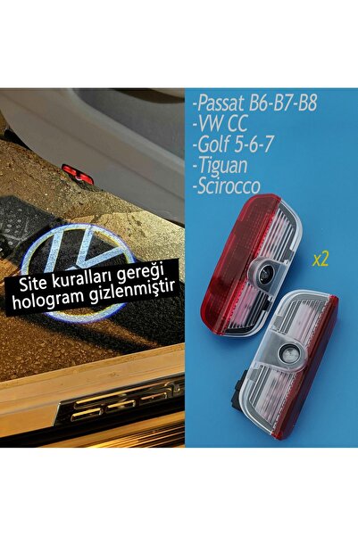 GCP German Car Parts Kapı Altı Logolu Karşılama Işığı Passat-tiguan-golf 7