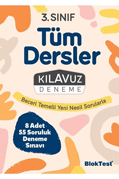 Genel Markalar Blok Test 3. Sınıf Tüm Dersler Kılavuz Deneme Blok Test Yayınları