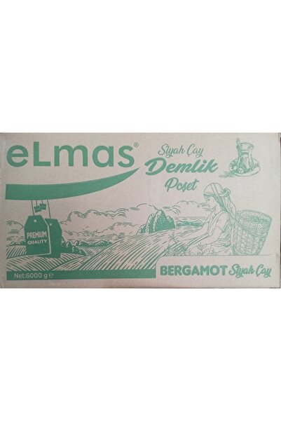 Elmas Çay Tea Bag with Bergamot 30 Gr* 200 Pieces 6 kg