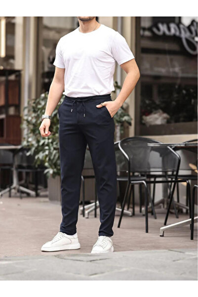 BERNEO Ανδρικό Jogger Cut - Φούτερ από ύφασμα με ελαστική μέση