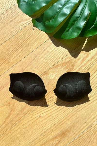 CUPSEA Captuseala Push Up Cat Paw Model Negru Dublu Pentru Costum De Baie Bikini