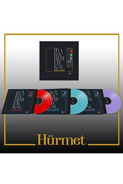 plakmarketi PLAK - Çeşitli sanatçılar / İbrahim Erkal şarkıları / Hürmet 1-2-3 (3 renkli LP)