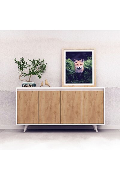 FUHO Mymob Menekşe Konsol, Kahve Köşesi, Çok Amaçlı Dolap