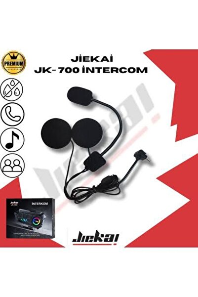 JK TEZ MOTOR JİEKAİ JK-700 MOTOSİKLET KASK İNTERCOMU RGB'Lİ