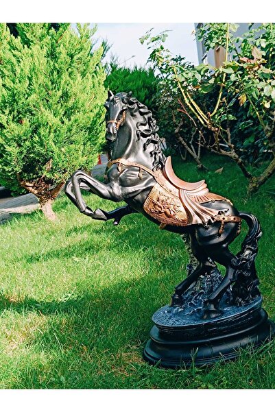 HM DESİGN H%M DESIGN DEKORATİF DEV BOY ŞAHLANAN HAT HEYKELİ BAHÇE OFİS DEKORA...