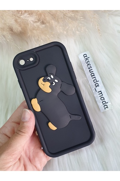 Aksesuarda Moda حافظة سيليكون متوافقة مع هاتف IPHONE 7 - 8 - SE