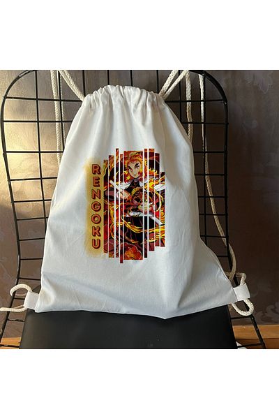 Kupabaskıcısı Demon Slayer Rengoku Backpack - Kimetsu No Yaiba