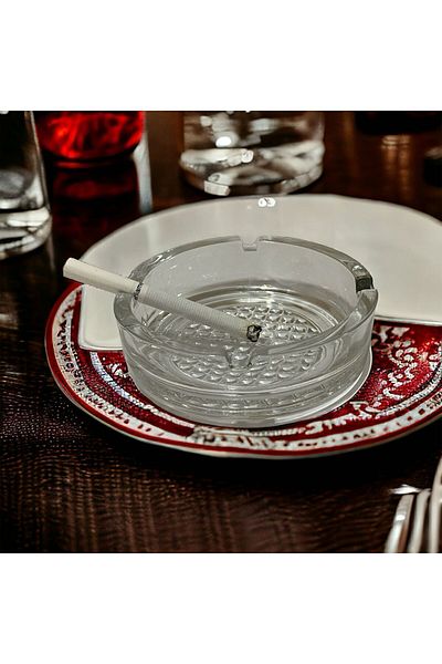Rayan Ella Home Rotana - Set of 2 Glass Ashtrays