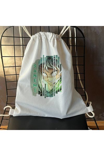 Kupabaskıcısı Demon Slayer Sanemi Kimetsu No Yaiba Backpack