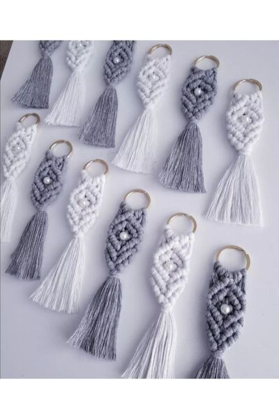 Es-Na Life Decoration Μπρελόκ Μακραμέ 30 Τεμάχια