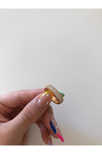 tones official Kare Full Zirkon Taşlı Tamtur 7 No Vintage Yüzük