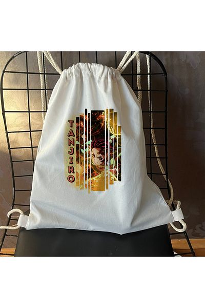 Kupabaskıcısı Kimetsu No Yaiba Demon Slayer Tanjiro Backpack