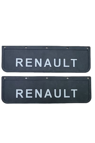 POLATLI OTO AKSESUAR Renoult Compatible Written Black Mudguard Compatible (2 Pieces) Size: 60x18 VOLVOB
