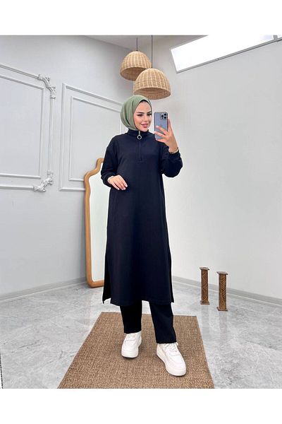 ButikKardelen Σετ φόρμας εποχικής φόρμας Camelya Hijab