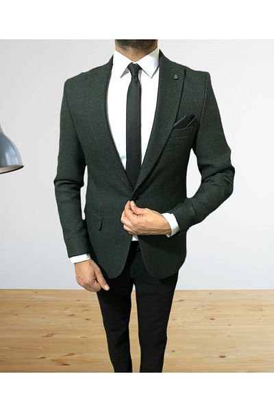leonmen Italian Style Slim Fit Single Jacket