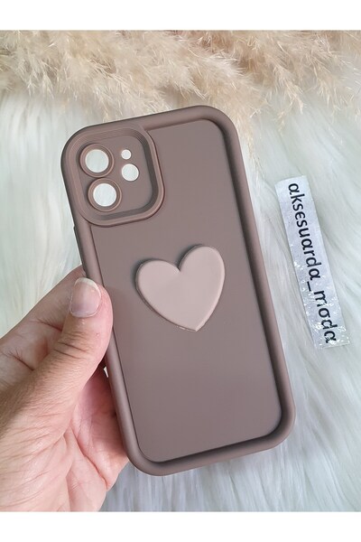 Aksesuarda Moda iPhone 12 Compatible Figured Silicone Case