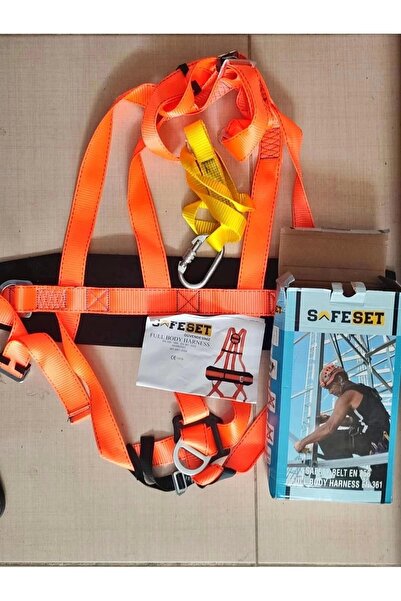 SafeSet Bel Destekli Paraşüt Tipi Emniyet Kemeri safeset/SFP-1
