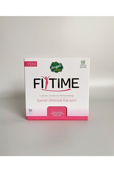 Doğal Adres Fit Time Matcha Ve Ginseng Içeren Bitkisel Toz Karışım 30 Adet