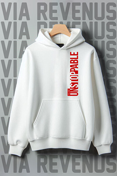 Vordevia Nezaustavljiva majica sa tri niti, klokanovim džepom B Štampano širo...