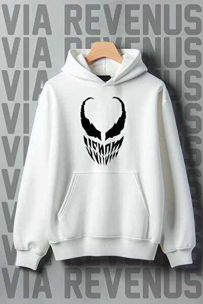 Vordevia Φούτερ με κουκούλα με στάμπα Kangaroo Pocket 3 νήματα με φαρδιά εφαρ...