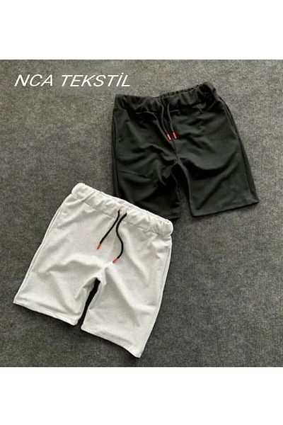 YOHO SPORT Σορτς Unprinted Unisex Καλοκαιρινό Σετ 2 τεμαχίων