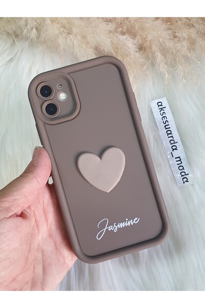 Aksesuarda Moda iPhone 11 Compatible Silicone Case with Figure