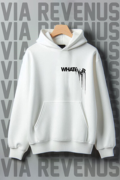 Vordevia Bilo šta Kanguru Štampano - 3 niti široka majica K Sa kapuljačom