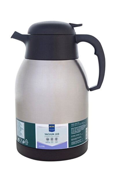 METRO PROFESYONEL Proffesional Paslanmaz Çelik Termos 2 L Stainless Steel Vac...