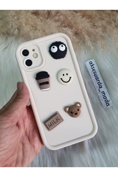 Aksesuarda Moda حافظة سيليكون متوافقة مع هاتف IPHONE 11