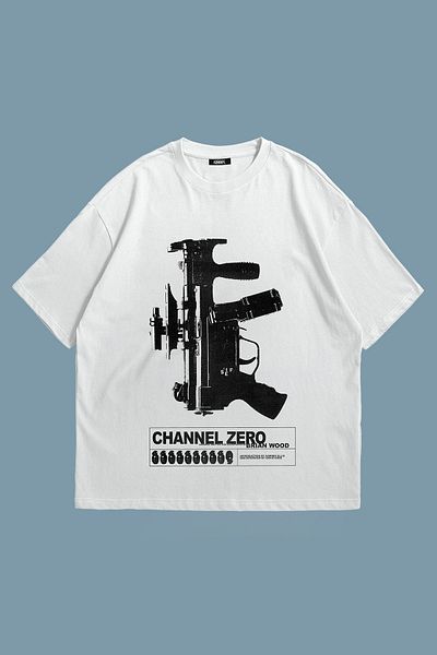 Grove Fashion Unisex Oversize T-Shirt - Channel Zero Printed