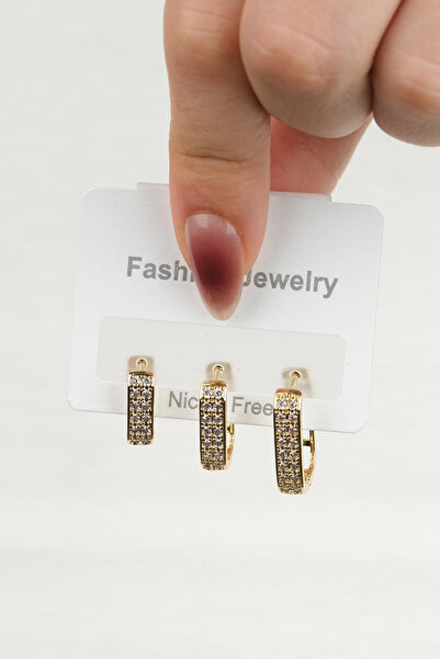 Jack Ferrero KADIN ÇELİK RENK ATMAZ  KÜPE