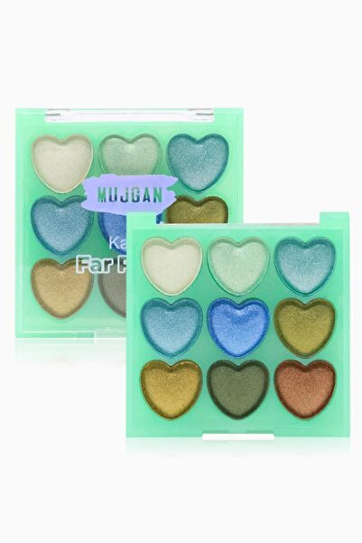 MUJGAN 9'lu Kalpli Far Paleti No:2